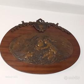 Quadro antico in bronzo