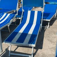 Lettini mare spiaggia giardino piscina