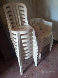 sedie in plastica 