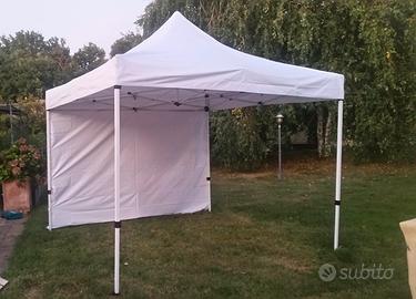 Gazebo Profess. 3x3 con 4 teli laterali e 4 pesi
