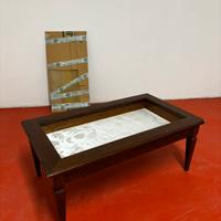 Tavolino basso d’epoca con cassetto