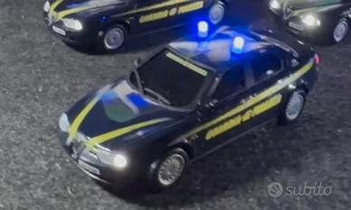 1/43 quattro modellini con luci