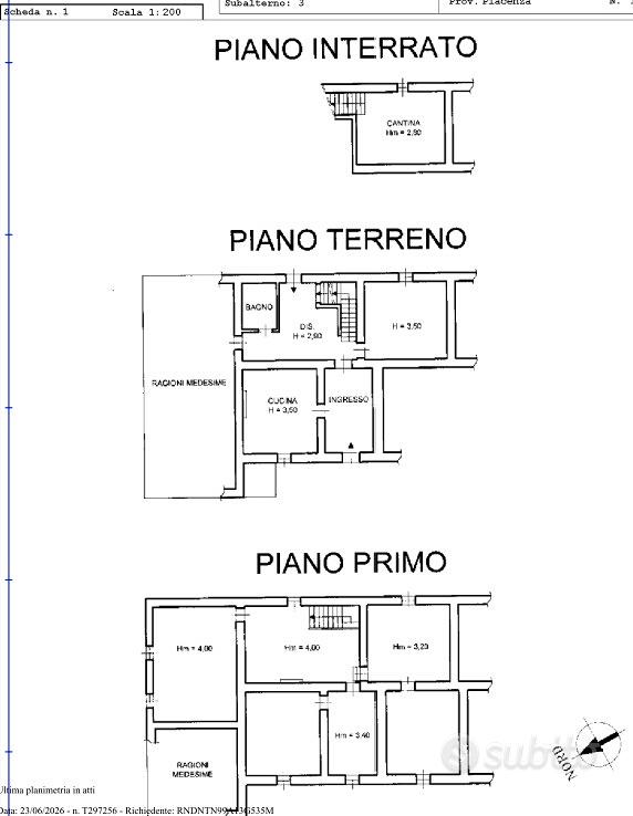 Casale con 4,5 Ettari Carpaneto Piacentino Collina - Vista 2