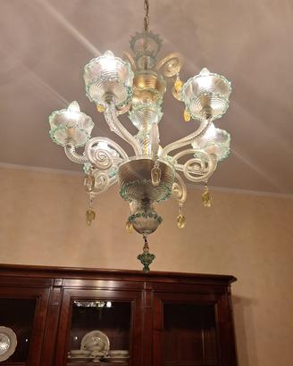 Lampadario oro mazzucato venezia