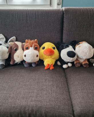 Peluche Gli Amici della Fattoria