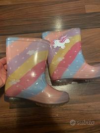 Stivivaletto galoscia bambina con luci numero26/27