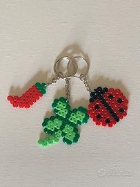 Portachiavi in perline da stirare