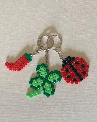 Portachiavi in perline da stirare