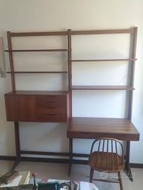 Libreria/cassettiera/scrivania con sedia - svedese