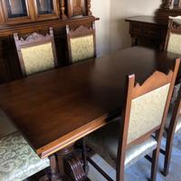 Tavolo da pranzo rettangolare in legno