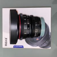 MEKE 8mm T2.9 Obiettivo Cine M4/3