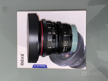MEKE 8mm T2.9 Obiettivo Cine M4/3
