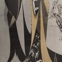 stampa Aubrey Beardsley "Salomè"