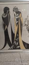 stampa Aubrey Beardsley "Salomè"