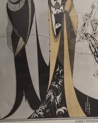 stampa Aubrey Beardsley "Salomè"