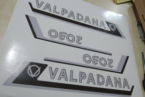 Scritte Adesivi trattore VALPADANA GOLDONI