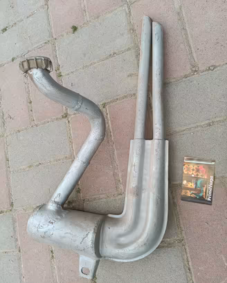 marmitta espansione moto epoca abarth vespa lambre