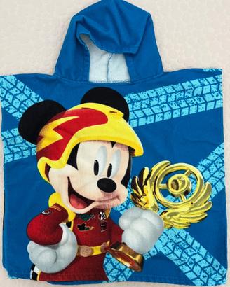 Telo mare poncho bambino Disney