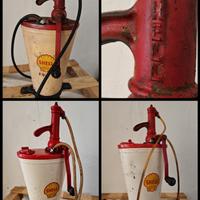 DISTRIBUTORI SHELL OLIO BENZINA ANNI 60 ORIGINALI 