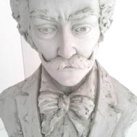 G. Visentin - porcellana biscuit busto Toscanini