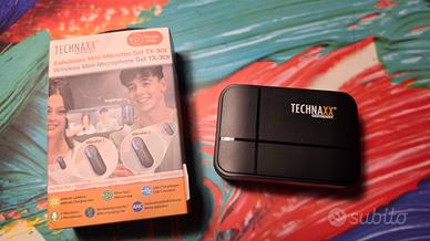 Set 2 Microfoni Wireless Lavalier Technaxx TX-301