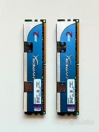RAM Kingston HyperX DDR2 Kit 2GB (1GB X2) 