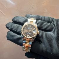 Rolex date just 31mm acciaio e oro rosa