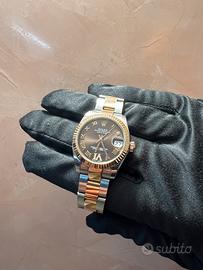 Rolex date just 31mm acciaio e oro rosa