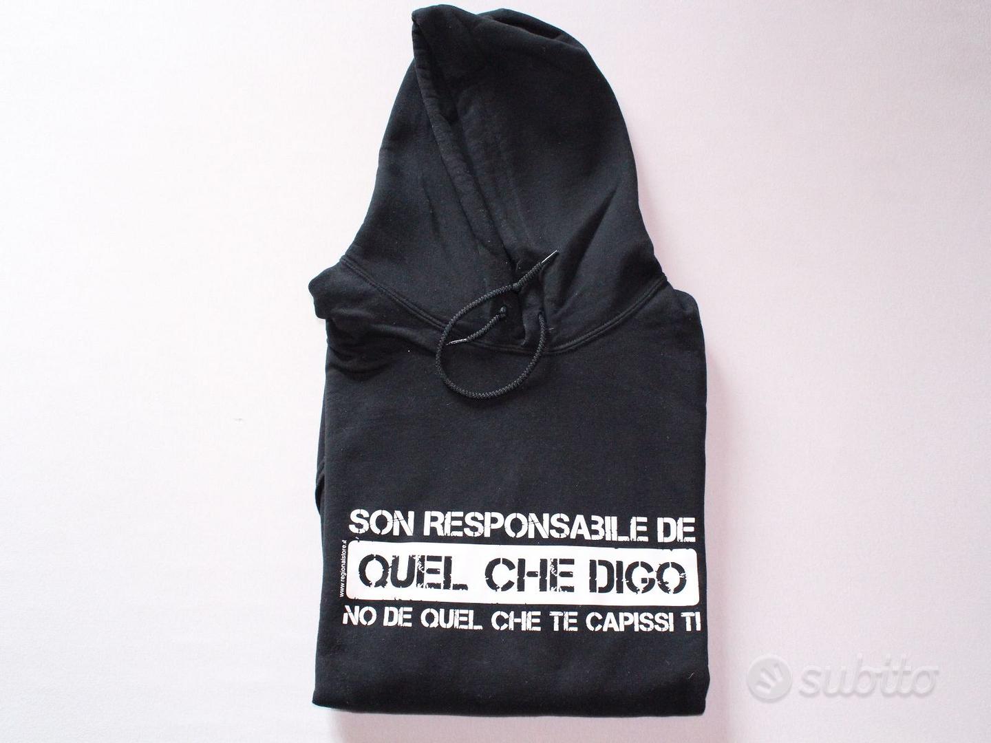 Felpe con scritte in veneto 4XL XXXXL Abbigliamento e Accessori In vendita a Pordenone