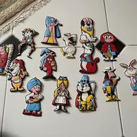 Plasteco 14 personaggi formaggino Mio anni '60