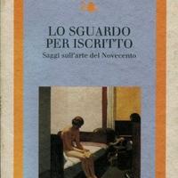 Libro  Lo sguardo per iscritto Saggi sull'arte