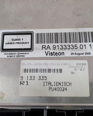 65129133335 AUTORADIO BUSINESS BMW SERIE 1 120 D E