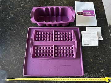 Tupperware Stampi Silicone Waffle Plumcake Dolci