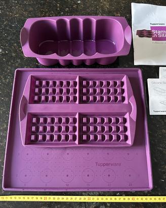 Tupperware Stampi Silicone Waffle Plumcake Dolci