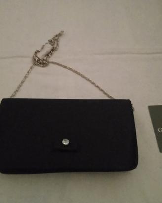 Pochette da cerimonia blu fiocchetto Carpisa 