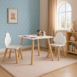 Set Tavolo e Sedie per Bambini – Design Nuvola