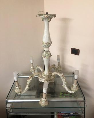 Lampadario vintage in Capodimonte