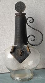 Bottiglia Caraffa Antica con Stemma Primi 1900