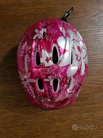 Casco bicicletta  bambina 3-4 anni (47/53 cm)