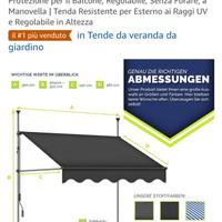 Tenda da esterno 3x2