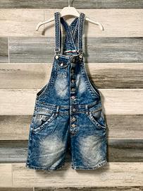 salopette jeans ragazzina 10-11 anni taglia S