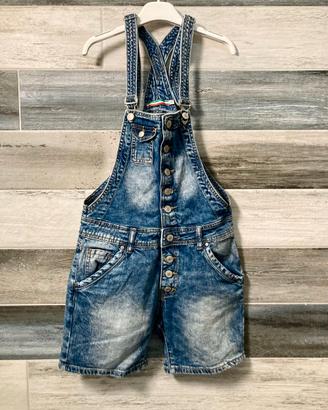 salopette jeans ragazzina 10-11 anni taglia S