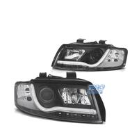 FARI PER AUDI A4 B6 00-04 LUCE DIURNA A TUBO FONDO