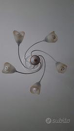lampadario 5 luci 