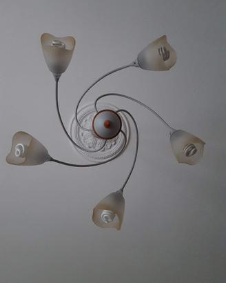 lampadario 5 luci 