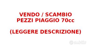 Pezzi piaggio 70cc malossi stage6 pinasco