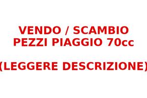 Pezzi piaggio 70cc malossi stage6 pinasco