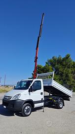 IVECO Daily 35C15 gru + ribaltabile trilaterale