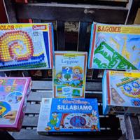 Giochi x piccini con chiodini colorati Quercetti