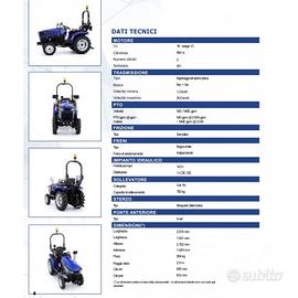 Trattore farmtrac ft20mt-at